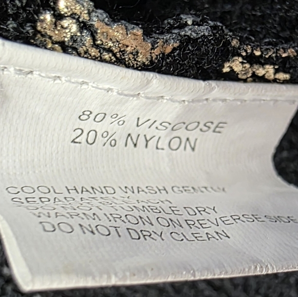 Art Deco Style Black tank Top by  Coco &Tashie Medium - Picture 13 of 13